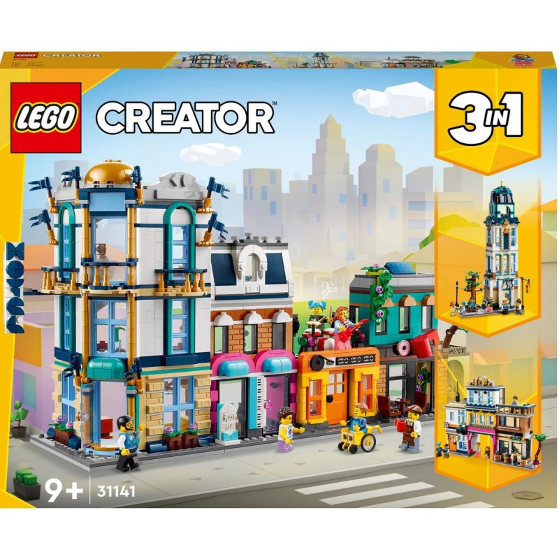 LEGO CREATOR ZESTAW 3W1 31141 GŁÓWNA ULICA